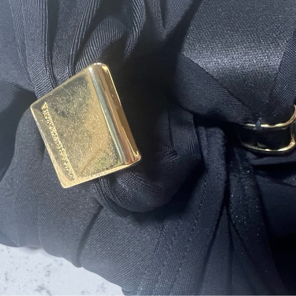 Victoria's Secret The Forever Black One Piece Swimsuit Gold Logo Sz Medium - Picture 4 of 7